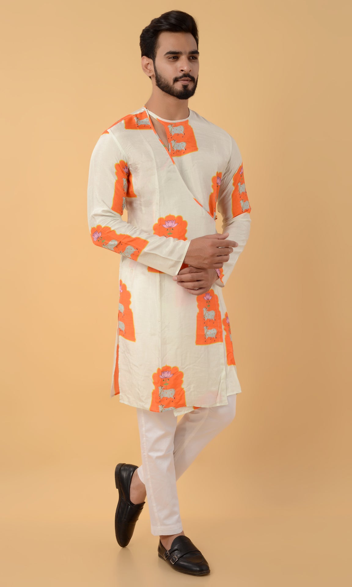 Pichwai Angrakha kurta