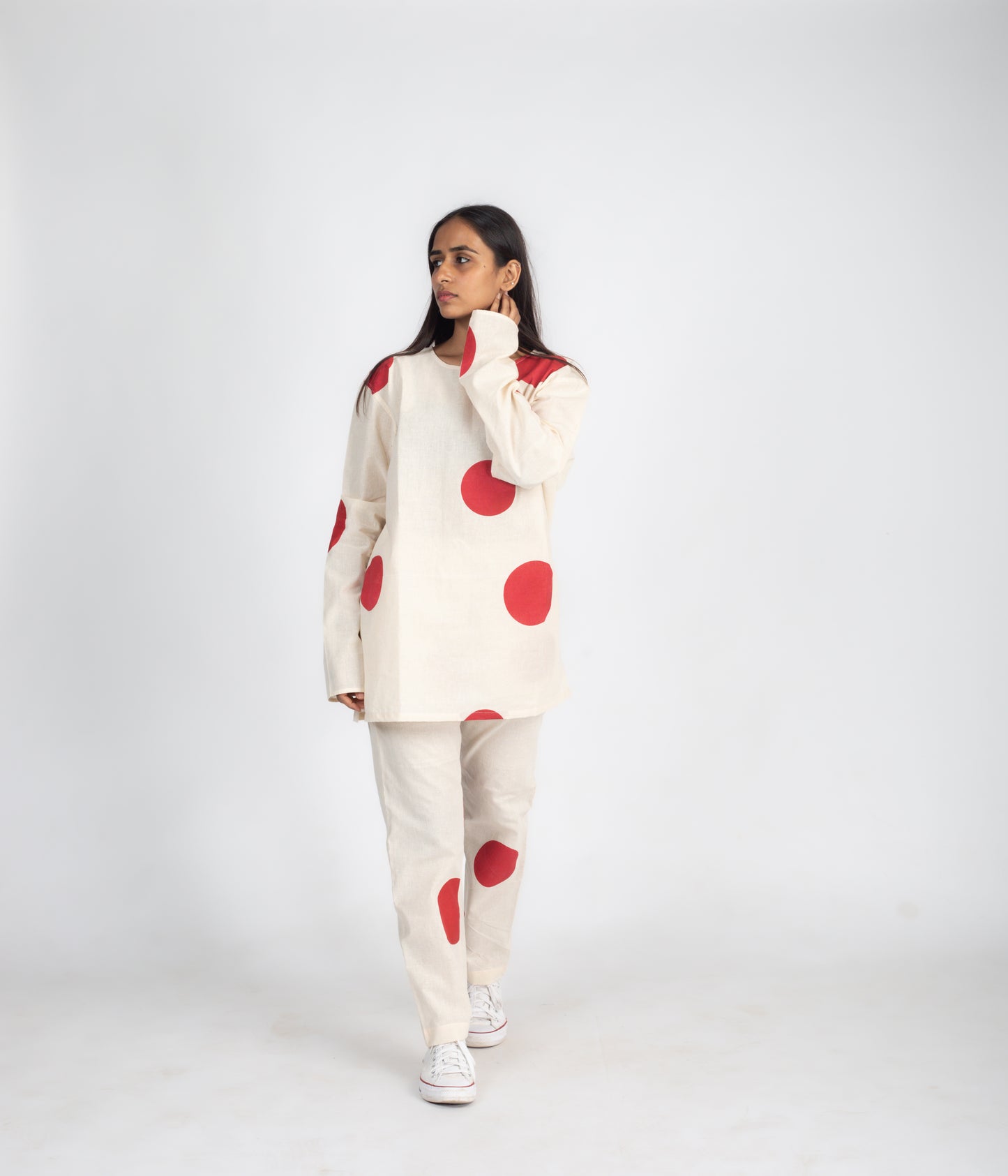 Rising sun short kurta style shirt Coord with pants