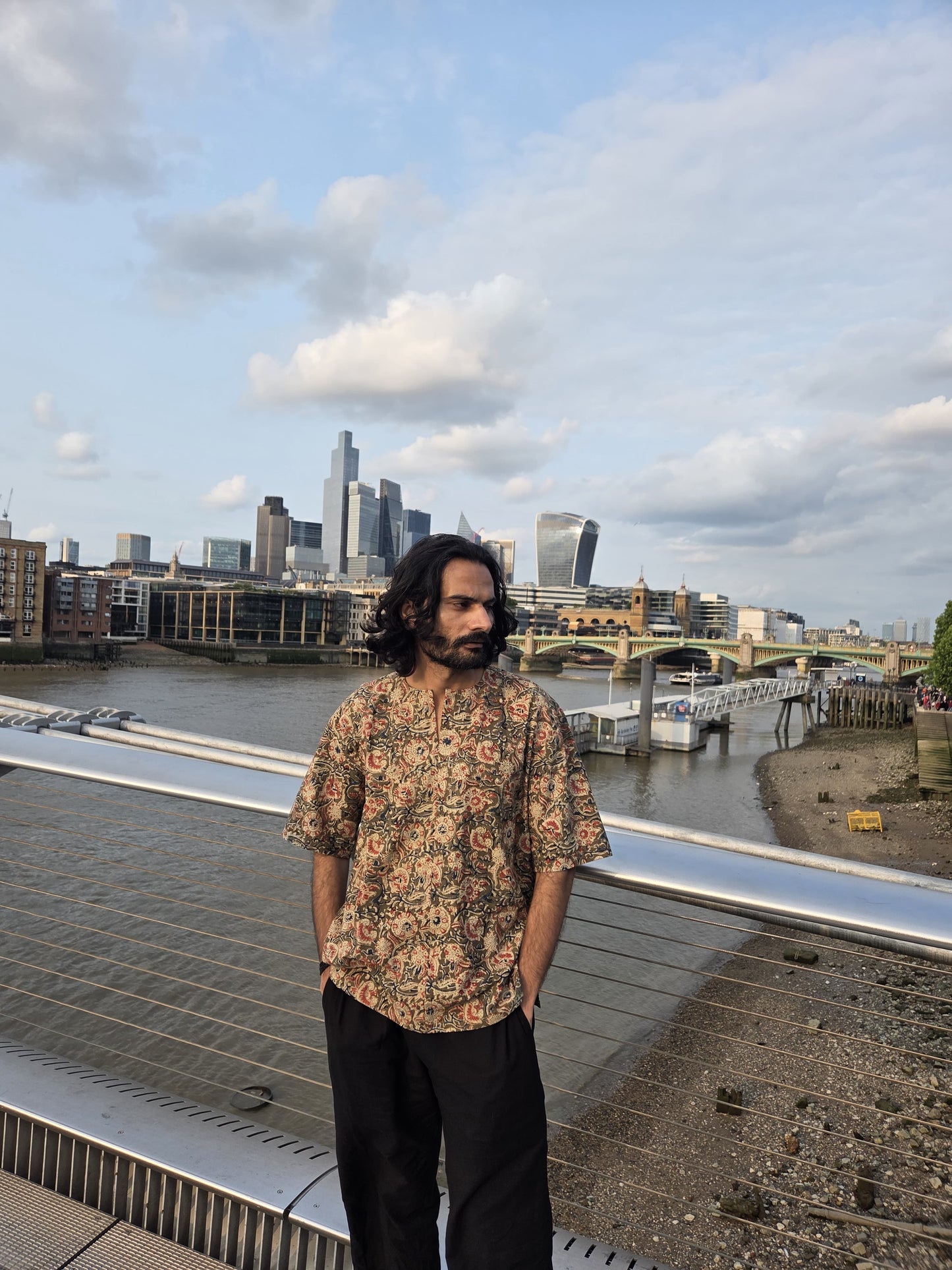 Bagh kalamkari shirt