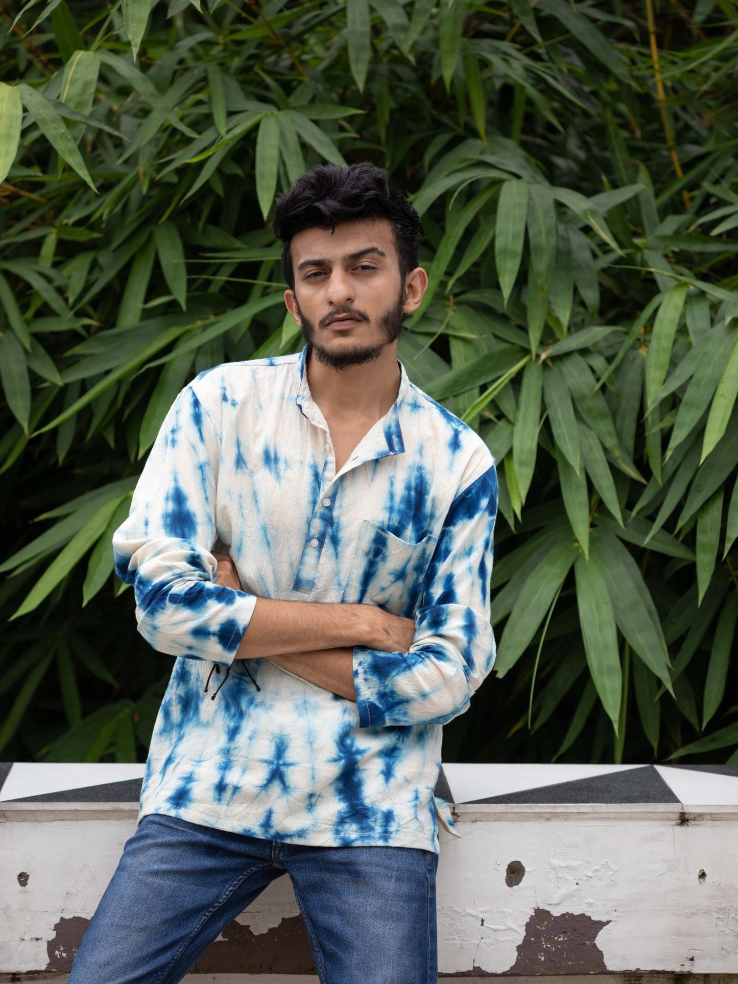 Rang short kurta style shirt