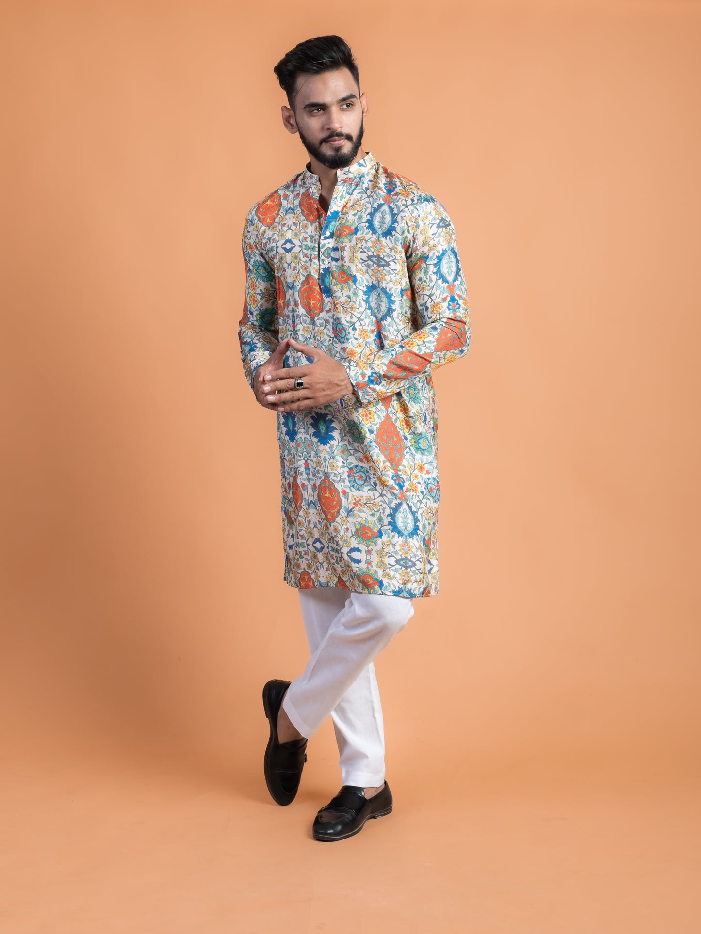 Moroccan printed kurta