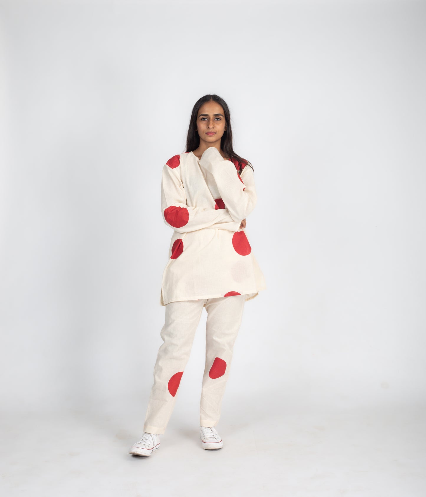Rising sun short kurta style shirt Coord with pants