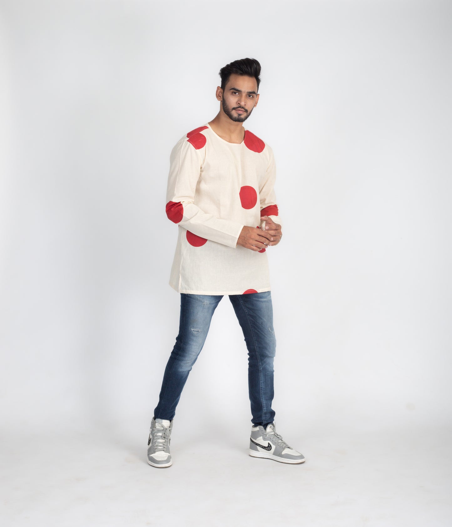 Rising sun short Kurta style shirt