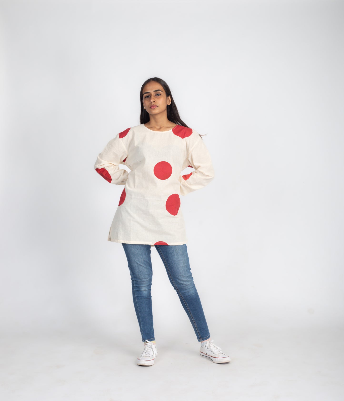 Rising sun short kurta style shirt