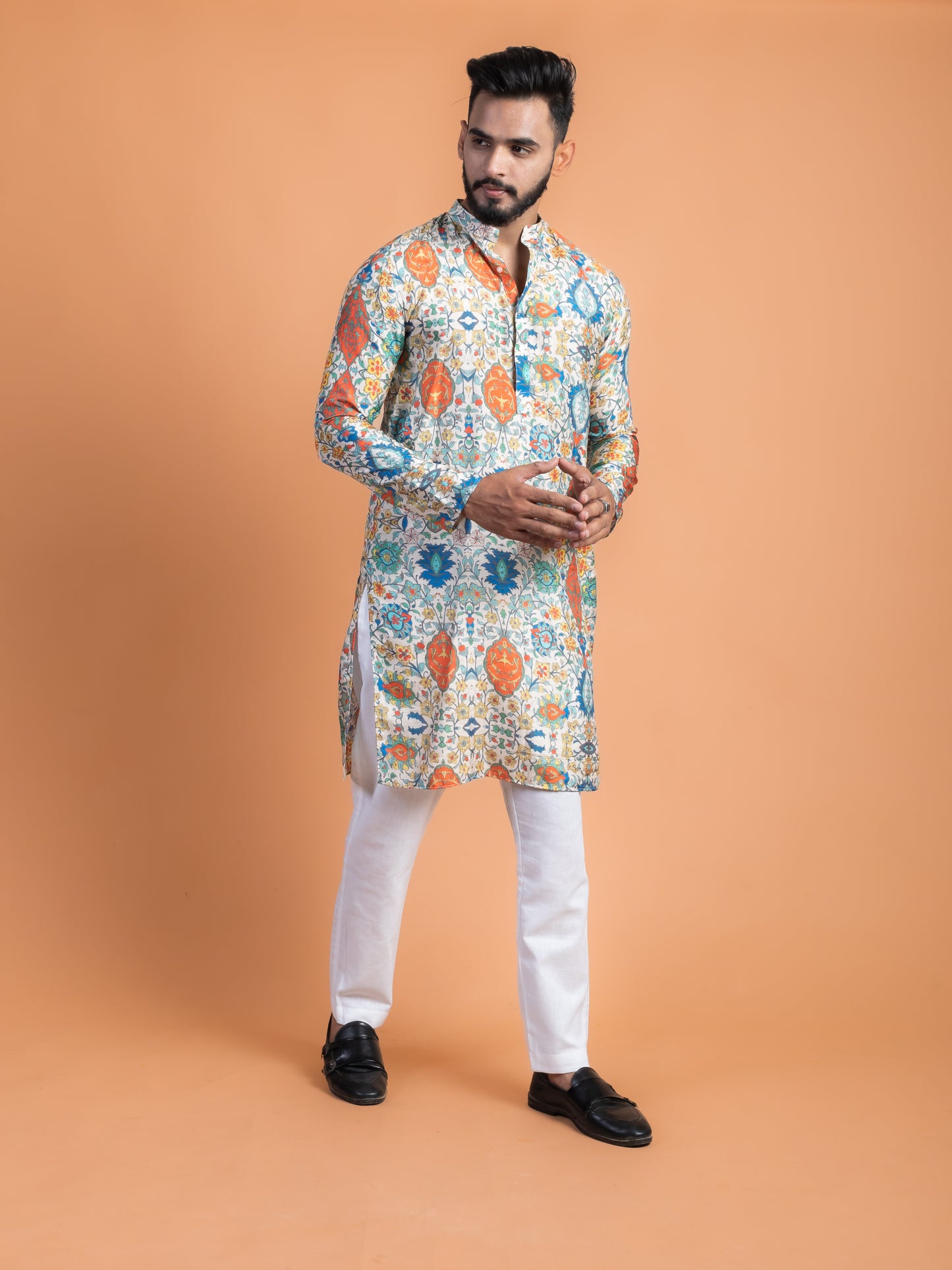 Moroccan printed kurta