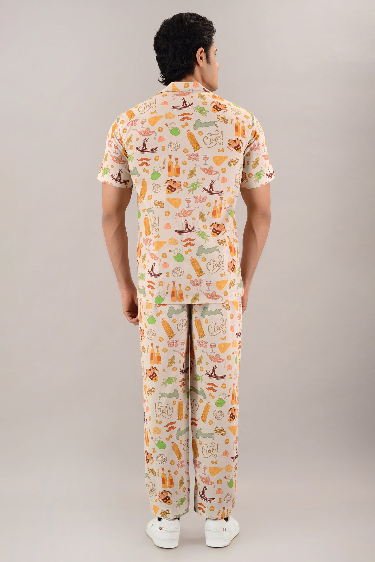Italian summer shirt with pants