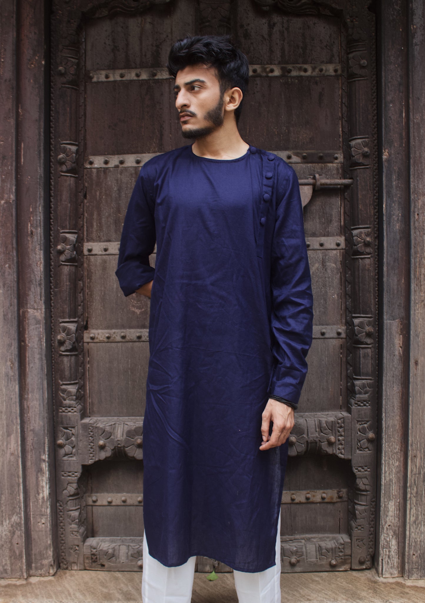 Dark blue kurta