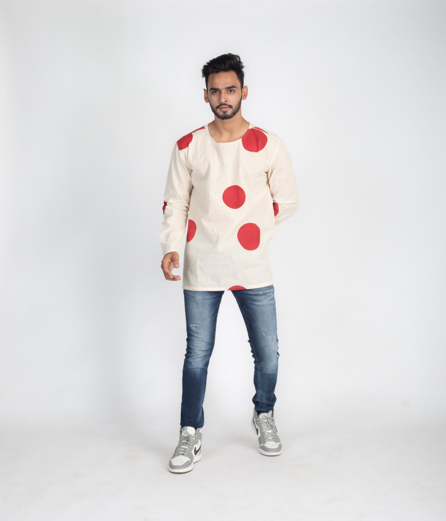 Rising sun short Kurta style shirt