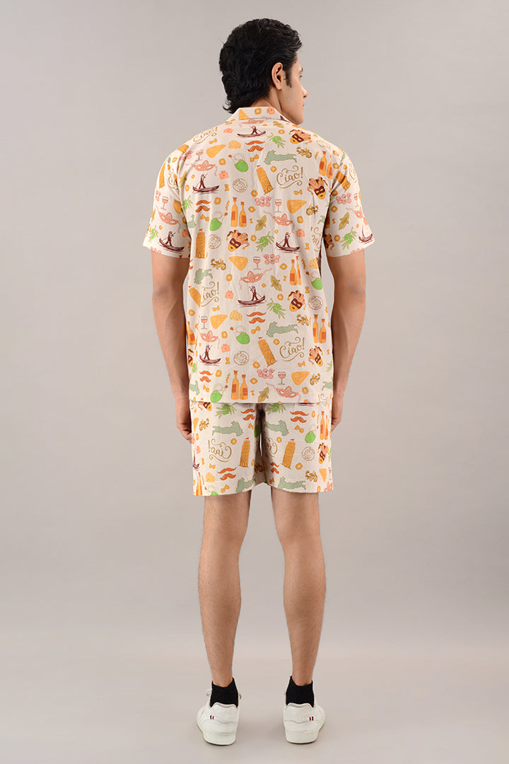 Italian summer Coord set with shorts
