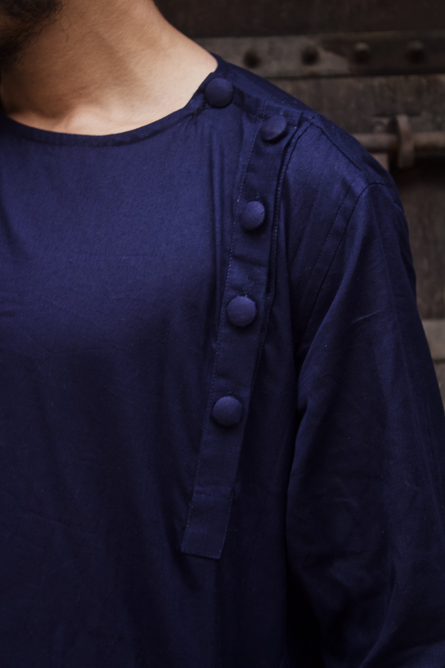 Dark blue kurta
