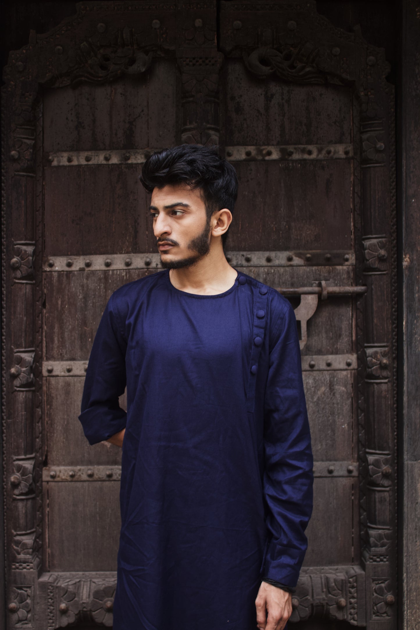 Dark blue kurta