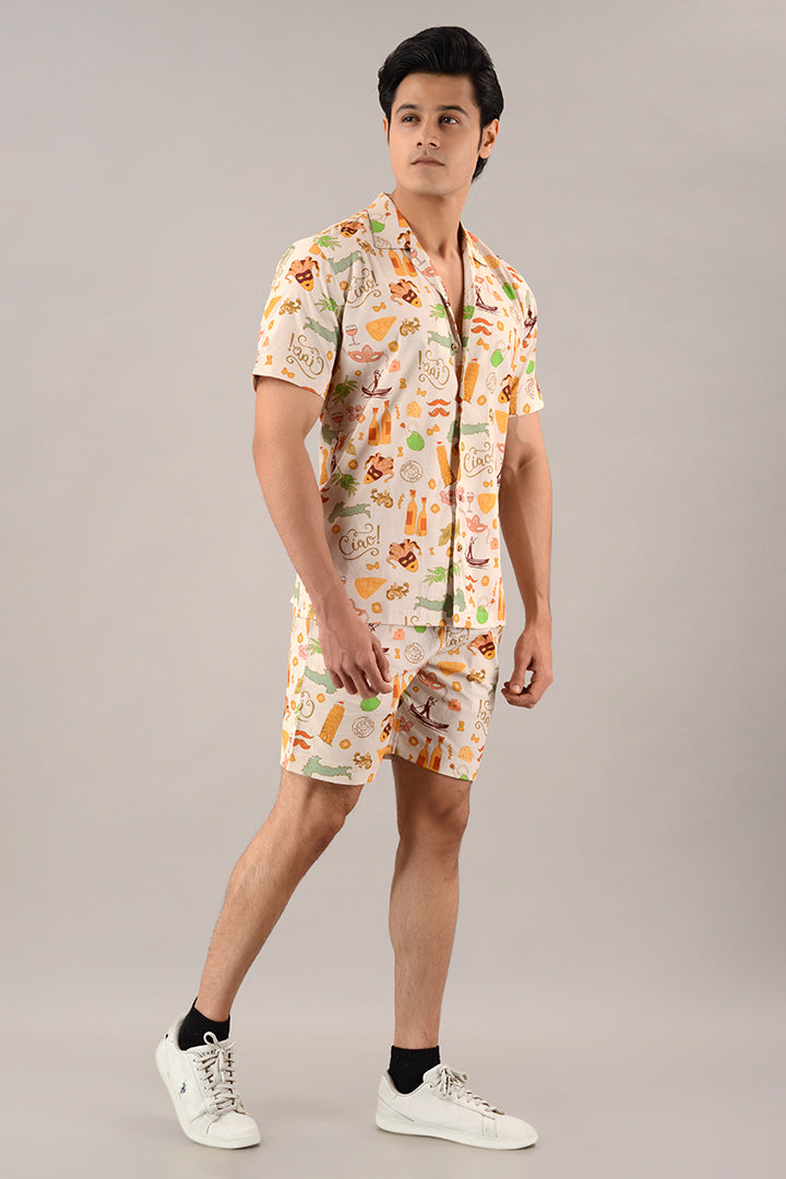 Italian summer Coord set with shorts