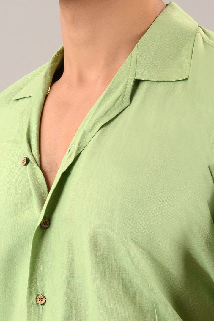 Pistachio green line jumpsuit