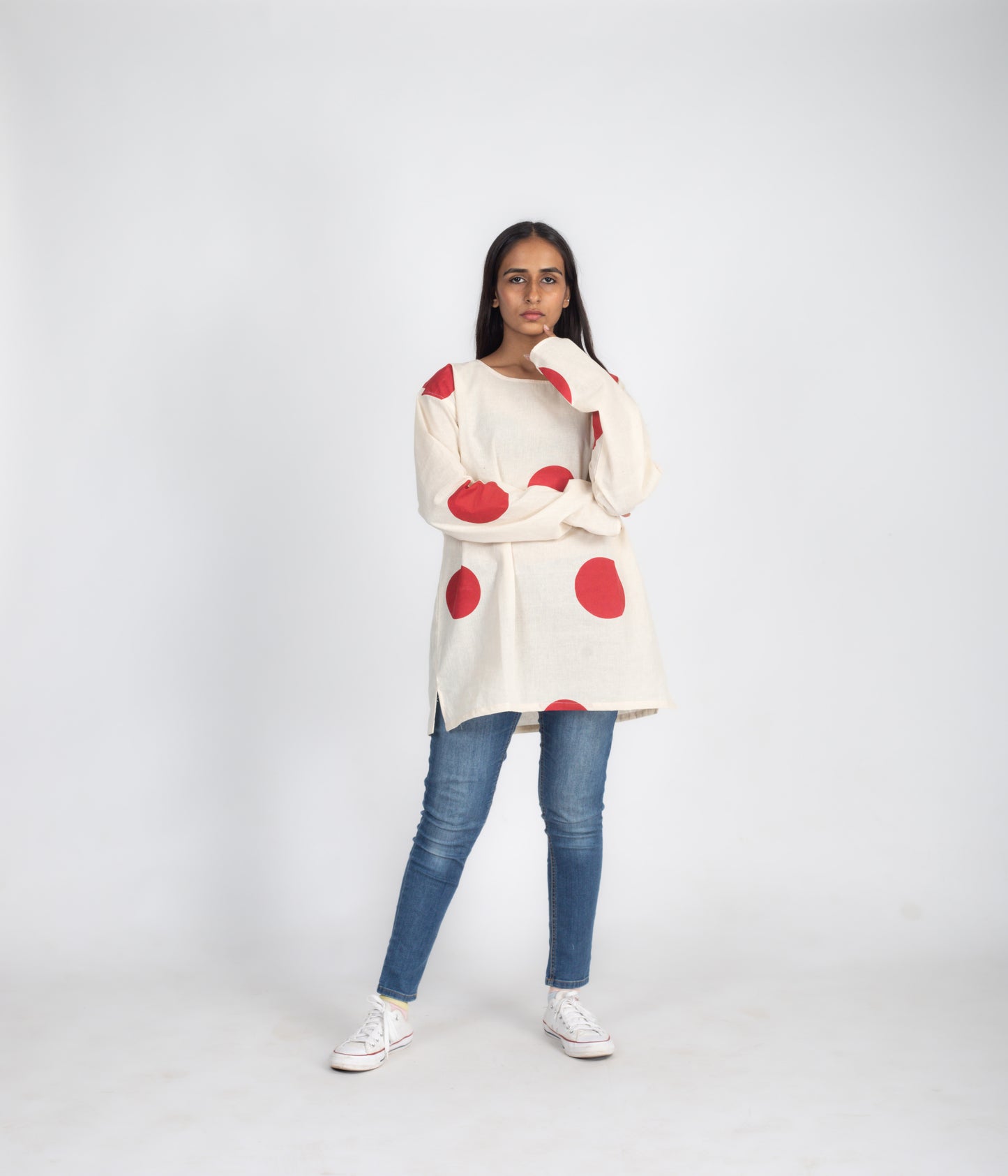 Rising sun short kurta style shirt