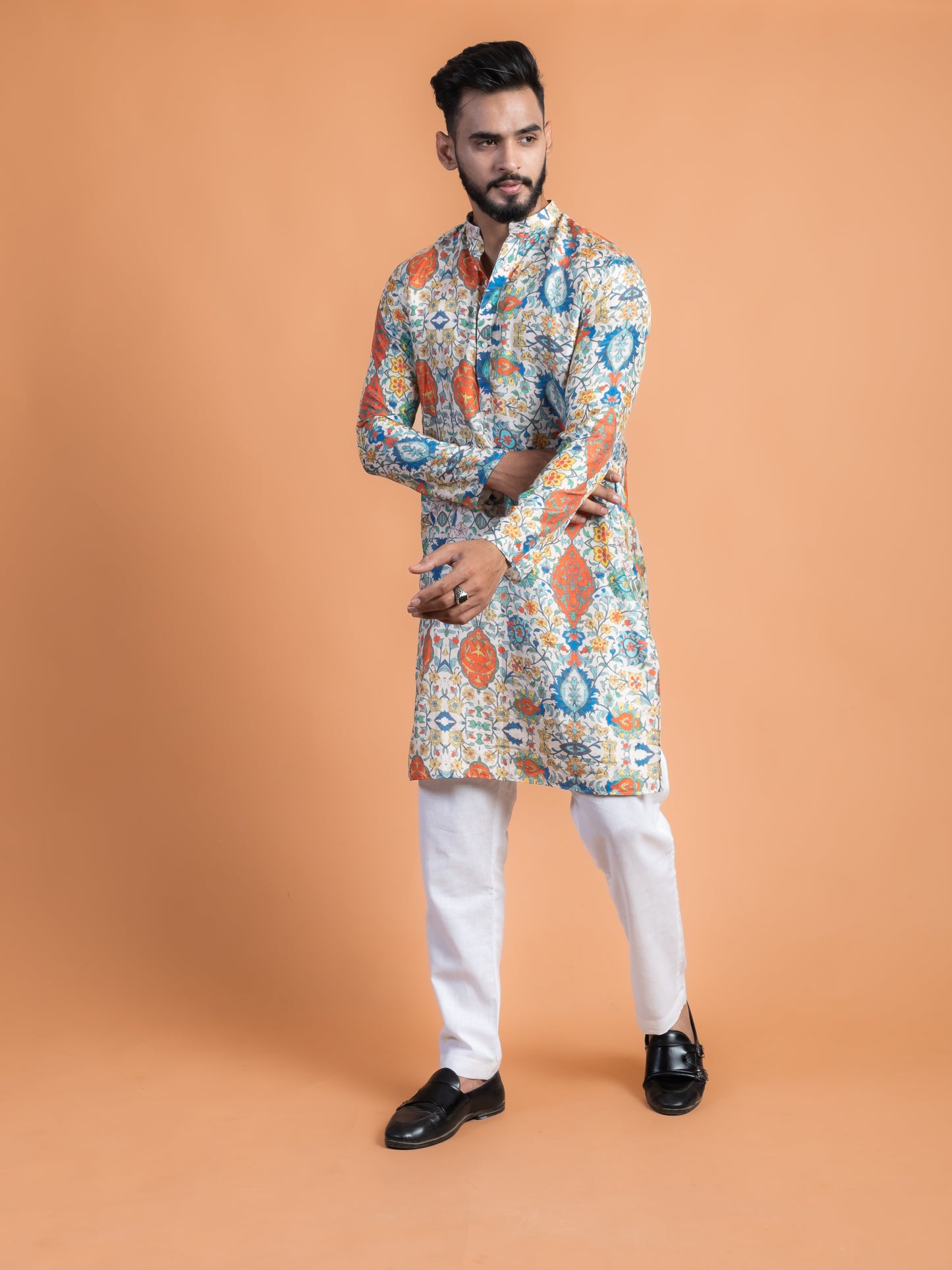 Moroccan printed kurta