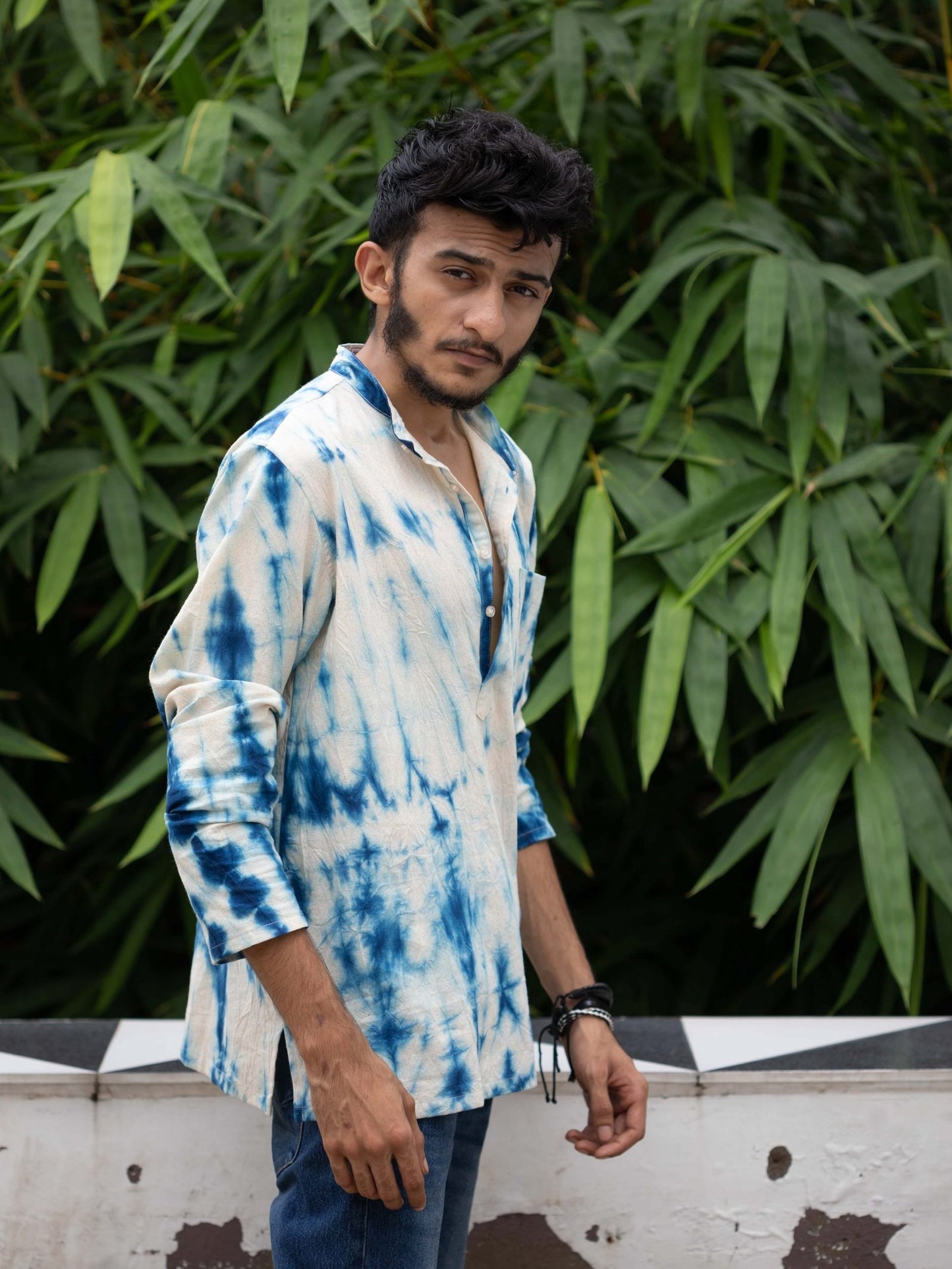 Rang short kurta style shirt