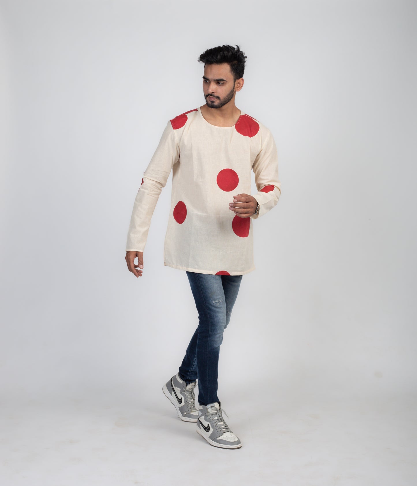 Rising sun short Kurta style shirt