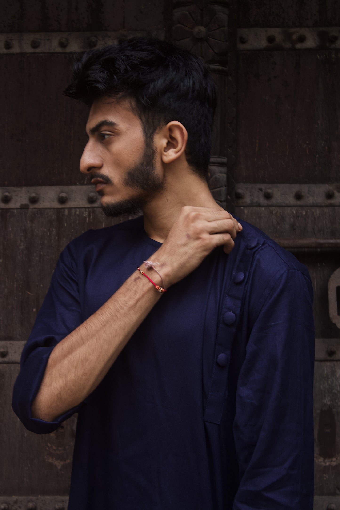 Dark blue kurta