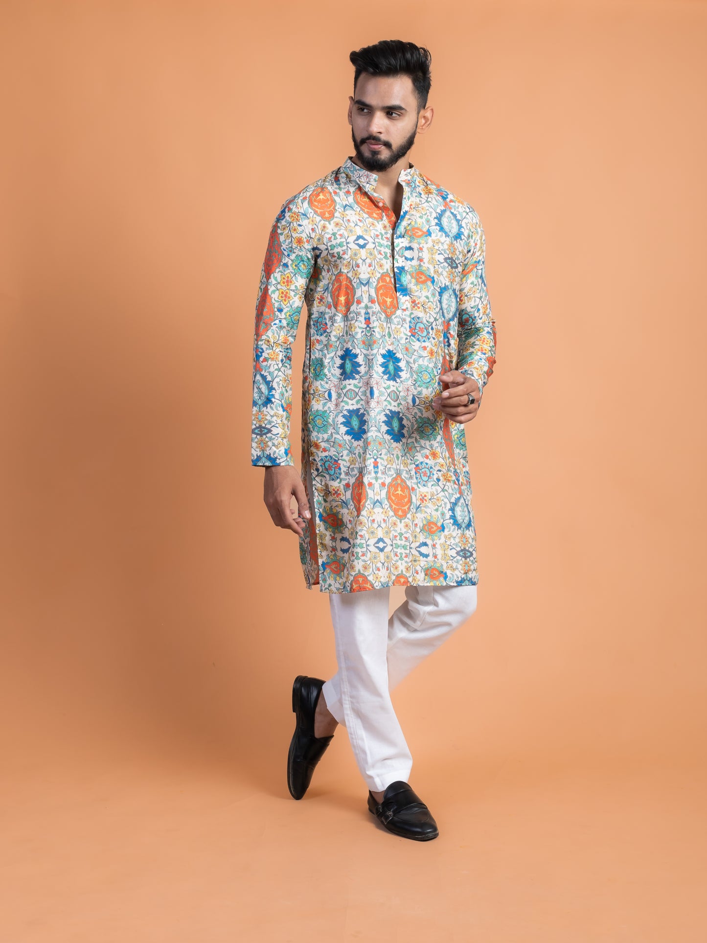 Moroccan printed kurta