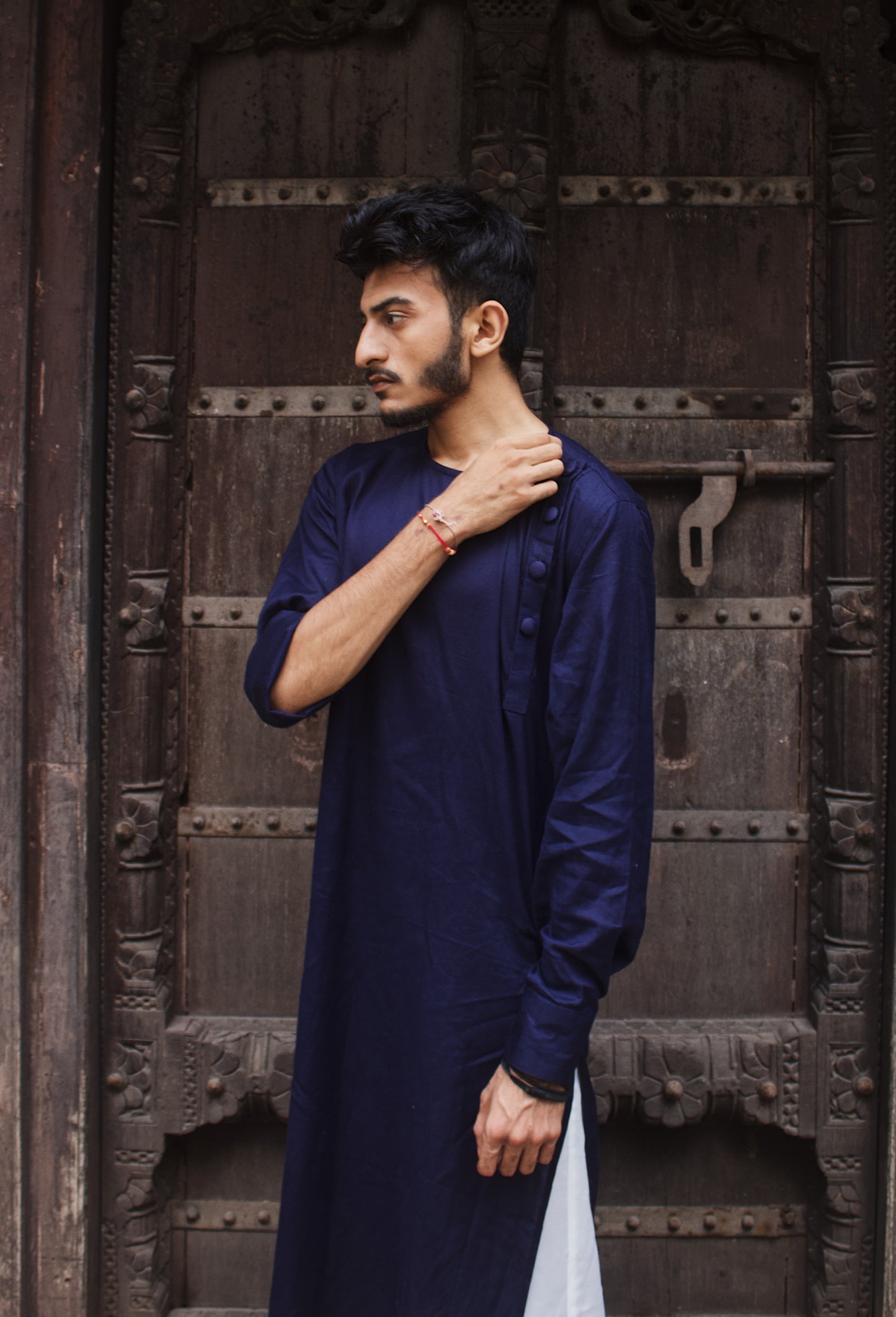 Dark blue kurta