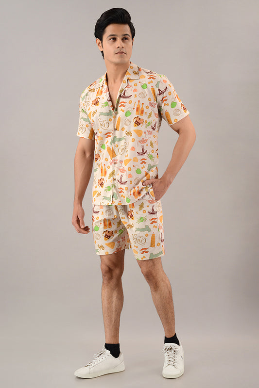 Italian summer Coord set with shorts