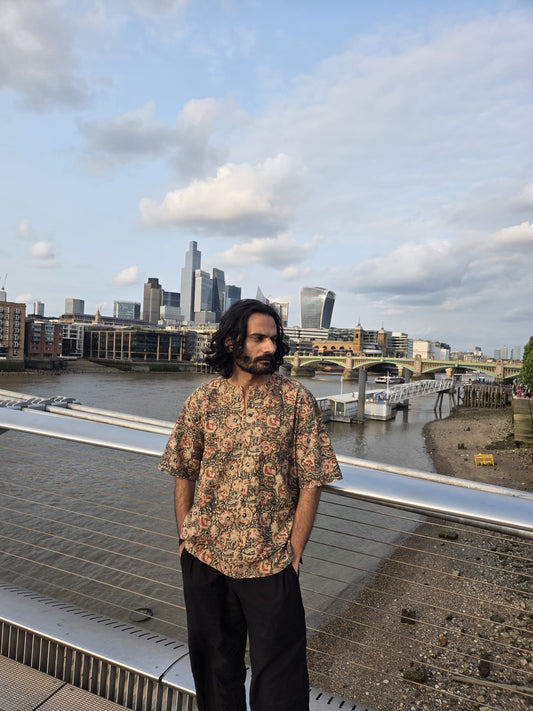 Bagh kalamkari shirt