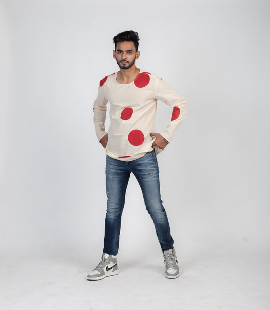 Rising sun short Kurta style shirt