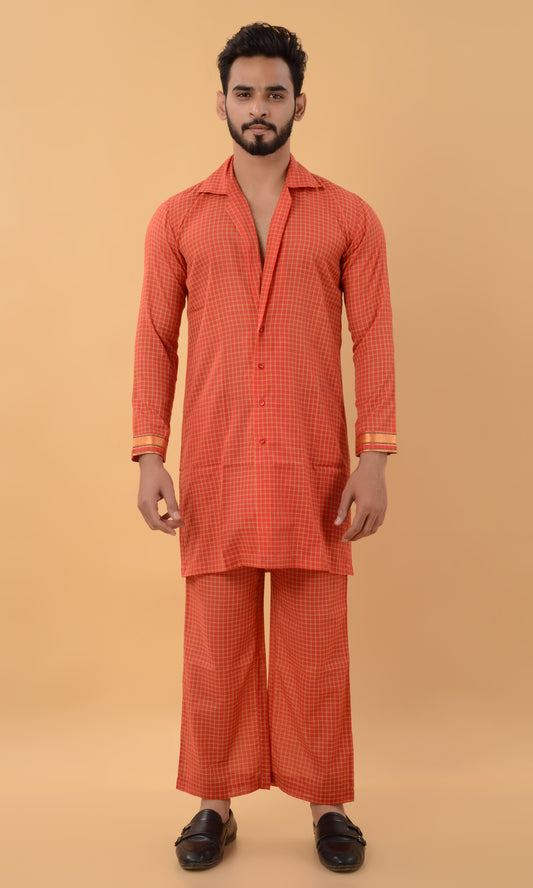 Kunbi checks kurta