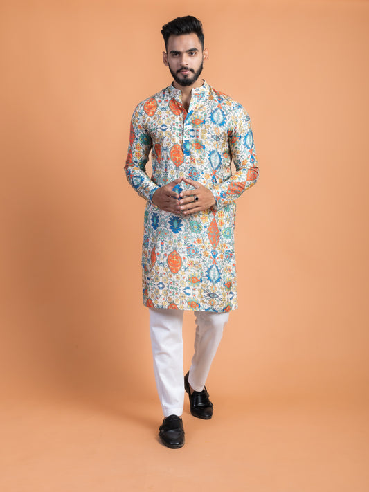 Moroccan printed kurta