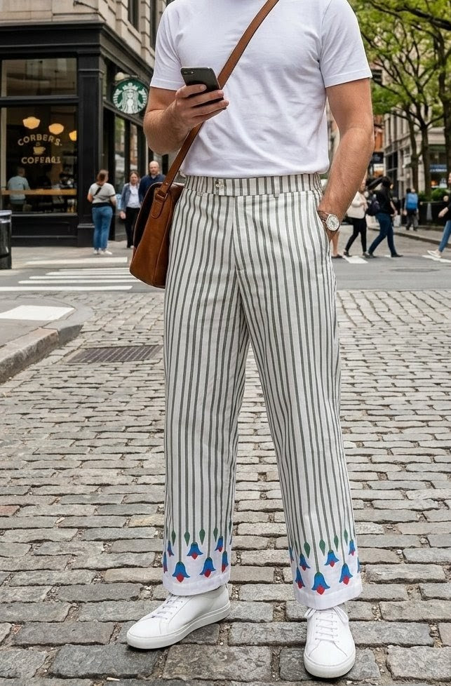 Indus stripe pants