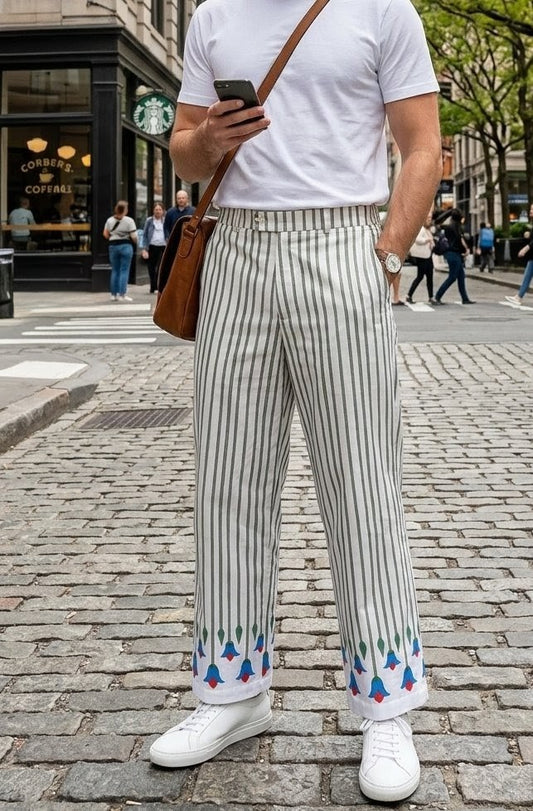 Indus stripe pants