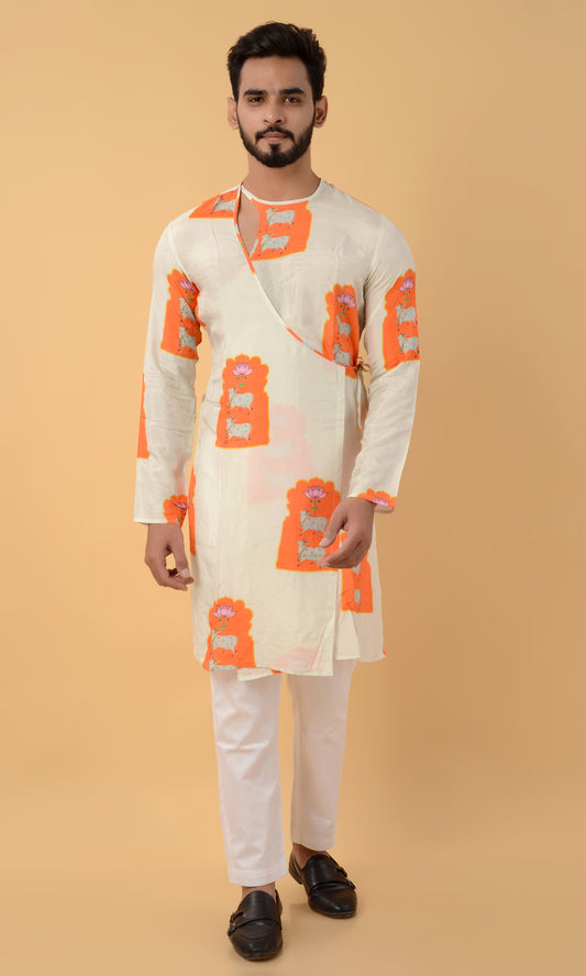 Pichwai Angrakha kurta
